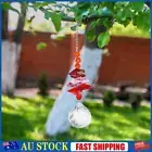 Crystal Windchimes Indoor Outdoor Wind Chimes Garden Yard Porch Decor (Red)