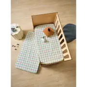Linen House Kids Cot Playground Fitted Bedding Sheet Set 100x135cm Green