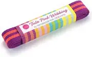 Renaissance Ribbons 2yd Watermelon Plum-1in Wide-Tula Pink Webbing Ribbons, Assorted