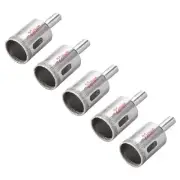 22mm Diamond Drill Bits Hole Saws for Glass Ceramic Porcelain Tiles 5Pcs