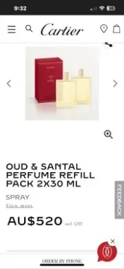 Cartier Oud & SANTAL Women’s Perfume
