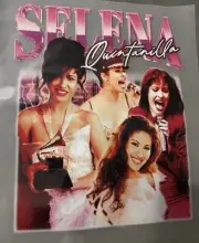 DTF Selena Quintanilla Direct to Film Iron On Heat Transfer Ready to Press