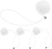 GANAZONO 4pcs Interactive Cat Scratching Post Balls with Bells Durable Spring Ball for Cats