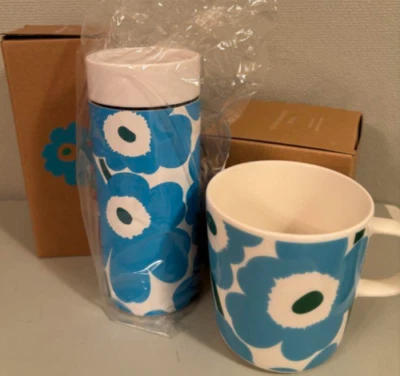 Blue Bottle × Marimekko Unikko Mug 400ml & Tumbler 350ml Set – Exclusive Design