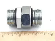 PARKER 12 F5OHAO-S Straight Thread Union 1-1/16" - 12 SAE-ORB **NEW**