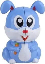 Rubic Cube, Magic Puzzle Cube, Animal Rubix Cube, Animal Rubic, Brain Teaser Puzzle (Blue).