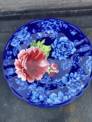 Pioneer Woman Floral Salad Plate Ceramic Corelle Glass Brand New