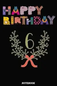 在飛比找博客來優惠-Happy birthday 6 years: notebo