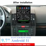 9.7" Android 11.0 Stereo Radio GPS Head Unit For Land Rover Freelander 2006-2012