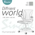 DIFFRIENT WORLD CHAIR人體工學椅_白框白網