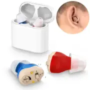 Mini Hearing Aids' Rechargeable Wireless Sound Amplifier Charging Case(Pair)