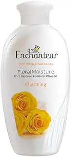 Enchanteur Charming Perfumed Shower Gel 200ml Rose Essence Natural Olive Oil