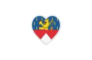 Patch Badge Patch Printed Thermoadhesive Flag Heart jura Department