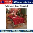 #4 Christmas Tablecloth Rectangle Table Cloth Xmas Party Dining Home Decoration