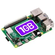 Raspberry Pi 4 Model B 1GB LPDDR4 Quad Core Cortex-A72 64-bit SoC 1.5GHz, 1GB LPDDR4-3200 SDRAM, 40 pin GPIO, Dual Micro HDMI Video Output Supports 4kp60, Dual Band WIFI & Bluetooth [SC0192(9)]
