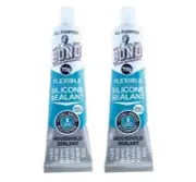2PK Silicone Sealant Handy Hardware Household 70ml Dries Clear