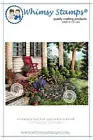 Whimsy Stamps BACK PORCH Cling Rubber Stamp - Garden, Verandah, Flowers