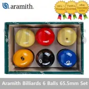 Aramith Official Billiards 6 Balls 65.5mm Set - Tracking