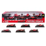 Bburago Ferrari Racing Formula 1 - Exclusive 6 Die-cast Car Set - 1:43 F1 NEW