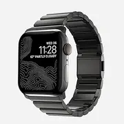 Nomad Steel Watchband for Apple Watch, Graphite Hardware, 45 mm