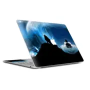 Skin Decal Wrap for MacBook Air Retina 13 Inch - howling wolf moon