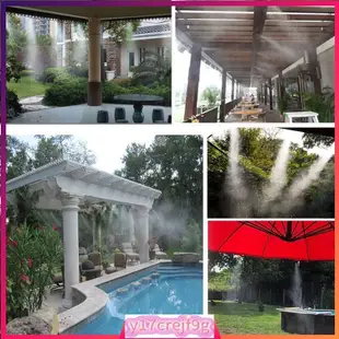 Patio Cooling Mist System Water Fog Sprayer System Nebulize