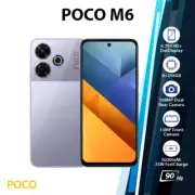 Xiaomi POCO M6 Android Cell Phone (8GB+256GB/Purple/Dual SIM/Unlocked/NEW)