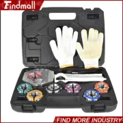Findmall Hydraulic Hose Crimper Tool Air Conditioning Repaire Crimper WIth 7Dies