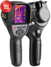 256x192 Thermal Imaging Camera Dual-Light Fusion Handheld Infrared HVAC Leak