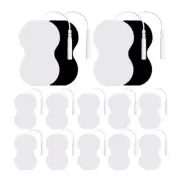 2/12PCS 2MM Reusable TENS Electrode Gel Pads Suit for EMS TENS Massager Machine