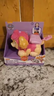 Nickelodeon Paw Patrol Blast-Off Bubble Blower Machine - Skye - New