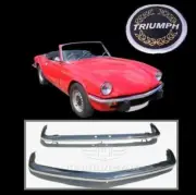 Brand new Triumph Spitfire MK4, GT6 MK3, 1500 stainless steel bumpers