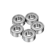 5pcs MR104ZZ Bearings 4x10x4mm Chrome Steel Mini Bearing Double Shielded, ABEC5