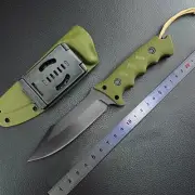 Fixed Blade Outdoor Duty Knife 5cr15 Steel Full Tang Knife Field Knife Straight