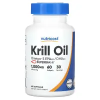 在飛比找iHerb優惠-[iHerb] Nutricost Krill Oil, 1
