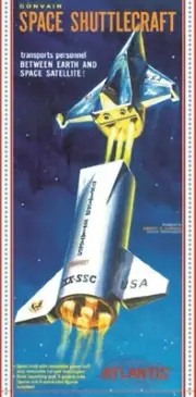 Convair Space Shuttlecraft 1:150 Scale Plastic Model Kit