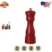 Precision 6-Inch Pepper Mill with Adjustable Fineness – Manual & Dishwasher Safe