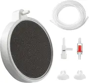 Cozioz Fish Tank Air Stone - This 3.5cm Nano Oxygen Diffuser Creates Super Tiny Bubbles, Ideal for Boosting Oxygen in hydroponics and Aquariums up to 40cm deep
