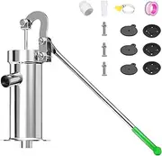Manual Water Pump for Wells,Stainless Steel Manual Water Pump,Garden Pump,Hand Pump,Manual Water Pump,Manual Water Pump,for Gardens Parks Ponds