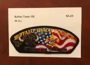 Boy Scout Patch CSP, Buffalo Trace 156, Leadership, Black Border, SA-23, New