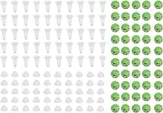 Hydroponic Growing Kit, Soilless Cultivation Grow Baskets Planting Kit for Indoor Garden Hydroponic Grow System, Domes Pod Labels Hydroponics Supplies (Set 1)