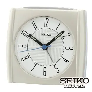 【SEIKO 精工】貪睡夜光 嗶嗶鬧鈴 鬧鐘時鐘 QHE205J.QHE205S.QHE205W(清楚大數字 滑動式靜音指針 SK048)