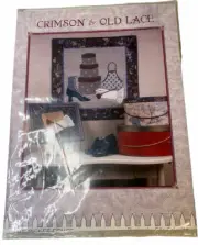 Crimson & Old Lace Applique Pattern by Elle Colquitt of Picket Fence