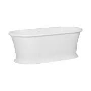 Anlon 1700mm Matte White Cast Stone Bath