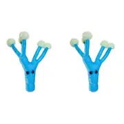 2x Giant Microbes Penicillin Human Biology Soft Plush Cuddle Stuffed Toy Blue