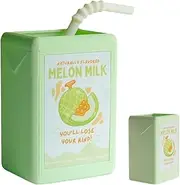 Cool Vase | Milk Vase,Cute Planter with Juice Box Design, Good Decorative Effect for Pen Container, Storage Box, Floral Pot Helves