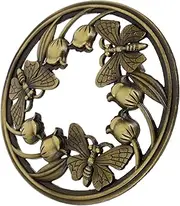HOLIDYOYO Candle Holder Cover Vintage Lid for Decorative Scented Candles Jar Lid Aromatherapy Accessory Butterfly Toppers