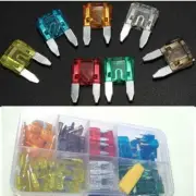 120x MINI Slip-on Vehicle Fuse 5 7.5 10 15 20 25 30 AMP for Car Fuse holder box (for: Mini)