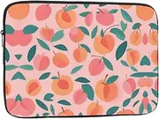Pink Peach Pattern Seamless Pattern Laptop Bag Case Business Office Work Computer Bag for Conference Rooms Professional Settings