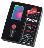 Zippo Gift Set - Lighter and Fluid - Spectrum
